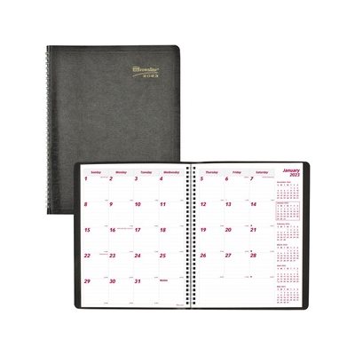 Essential Collection 14-Month Ruled Planner, 11 x 8 1 / 2, Black