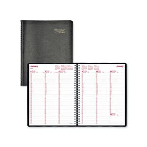 Essential Collection Weekly Appointment Book, 11 x 8 1 / 2, Black 2024