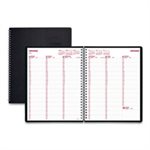 DuraFlex Weekly Planner, 8 1 / 2 x 11, Black 2024