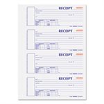 Hardcover Numbered Money Receipt Book, 6 7 / 8 x 2 3 / 4, Two-Part, 300 Forms