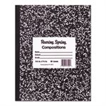 Marble Cover Composition Book, Wide Rule, 9 3 / 4 x 7 1 / 2, 60 Pages