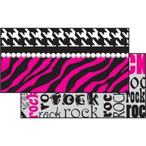 BORDER, ROCKER CHIC, DOUBLE SIDED