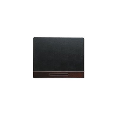 Wood Tone Desk Pad, Mahogany, 24 x 19