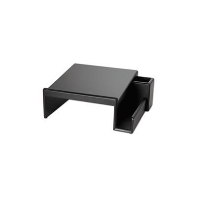 Wood Tones Phone Center Desk Stand, 12 1 / 8 x 10, Black