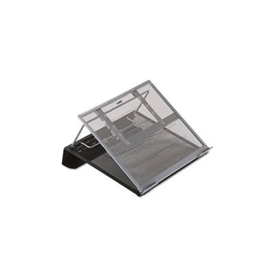 Laptop Stand / Holder, 13w x 11 3 / 4d x 6 3 / 4h, Black / Silver