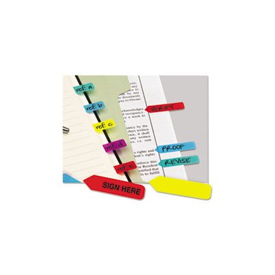 Mini Arrow Page Flags, Blue / Mint / Purple / Red / Yellow, 154 Flags / Pack