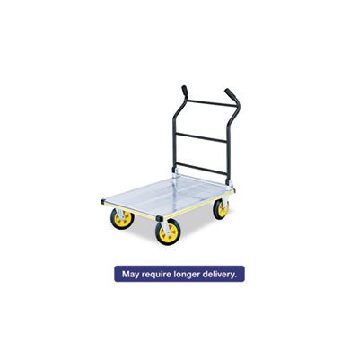 Stow-Away Platform Truck, 1000 lb Capacity, 24 x 39 x 40, Aluminum / Black