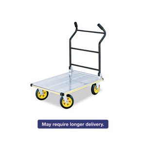 Stow-Away Platform Truck, 1000 lb Capacity, 24 x 39 x 40, Aluminum / Black