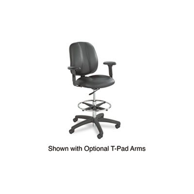 Apprentice II Extended Height Chair, Black Vinyl