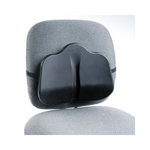 Softspot Low Profile Backrest, 13-1 / 2w x 3d x 11h, Black