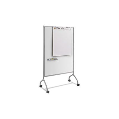 Impromptu Magnetic Whiteboard Collaboration Screen, 42w x 21 1 / 2d x 72h, Gray