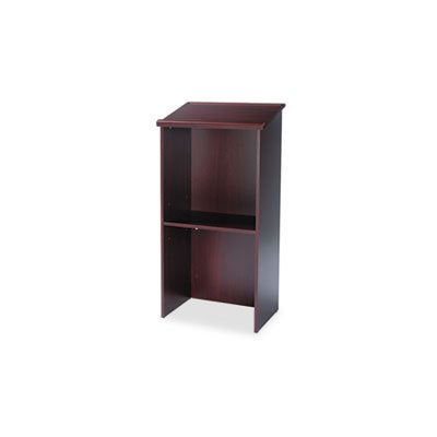 Stand-Up Lectern, 23w x 15-3 / 4d x 46h, Mahogany