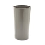 Round Wastebasket, Steel, 20gal, Charcoal