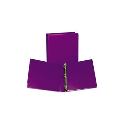 Fashion View Binder, Round Ring, 11 x 8-1 / 2, 1" Capacity, Purple, 2 / Pack