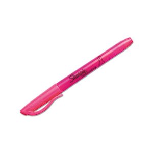 Pink Ribbon Pocket Style Highlighters, Pink, 2 / Pack