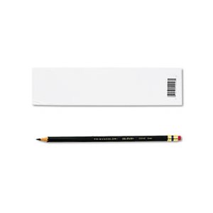 Col-Erase Pencil w / Eraser, Green Lead / Barrel, Dozen