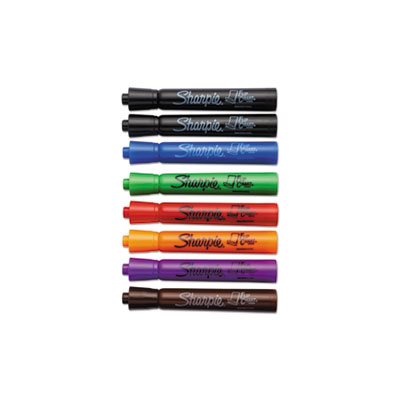 Flip Chart Markers, Bullet Tip, Eight Colors, 8 / Set