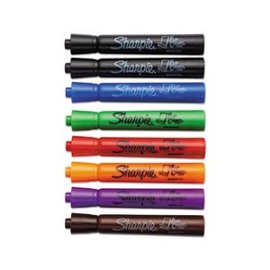 Flip Chart Markers, Bullet Tip, Eight Colors, 8 / Set