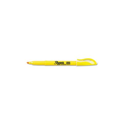 Accent Pocket Style Highlighter, Chisel Tip, Yellow, Dozen