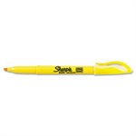 Accent Pocket Style Highlighter, Chisel Tip, Yellow, Dozen