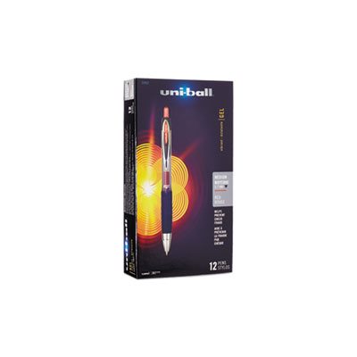 Signo 207 Retractable Gel Pen, Red Ink, 0.7mm, Dozen