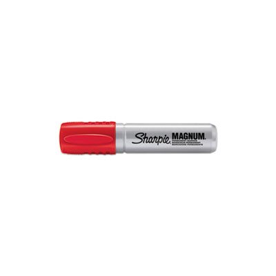 Magnum Oversized Permanent Marker, Chisel Tip, Red