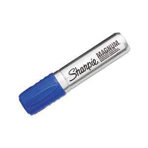 Magnum Oversized Permanent Marker, Chisel Tip, Blue