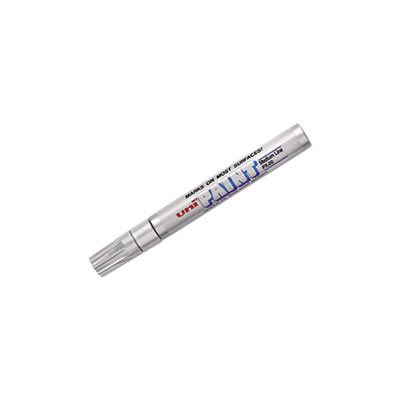 uni-Paint Marker, Medium Point, Metallic Silver