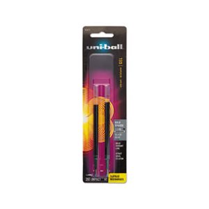 Refill for uni-ball Gel IMPACT RT Roller Ball Pens, Bold, Black, 2 / Pack