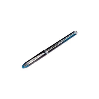 VISION ELITE Roller Ball Stick Waterproof Pen, Blue / Black Ink, Super Fine