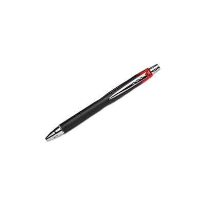 Jetstream RT Roller Ball Retractable Waterproof Pen, Red Ink, Bold