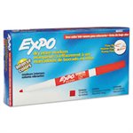 Low Odor Dry Erase Marker, Fine Point, Red, Dozen