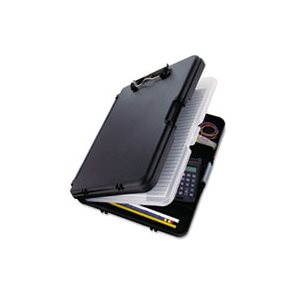 WorkMate II Storage Clipboard, 1 / 2" Capacity, Holds 8-1 / 2w x 12h, Black / Charcoal