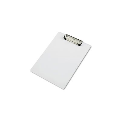 Acrylic Clipboard, 1 / 2" Capacity, Holds 8-1 / 2w x 12h, Clear