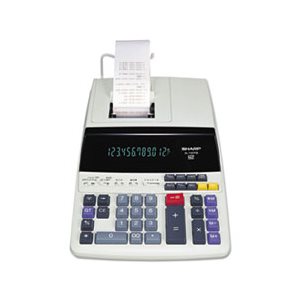 EL1197PIII Two-Color Printing Desktop Calculator, Black / Red Print, 4.5 Lines / Sec