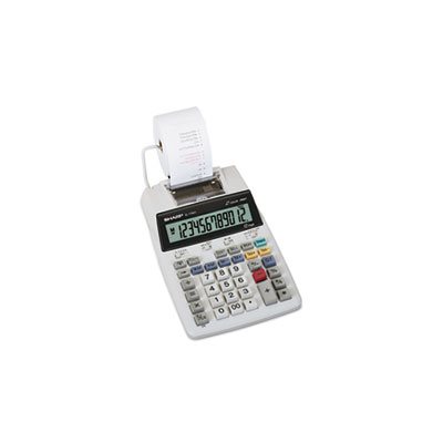 EL-1750V Two-Color Printing Calculator, Black / Red Print, 2 Lines / Sec