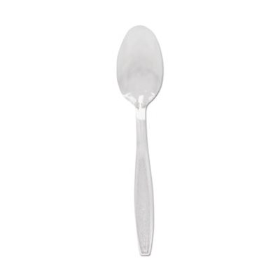 GUIDEWARE HEAVYWEIGHT PLASTIC SPOONS, CLEAR 1000 CT