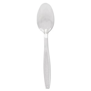 GUIDEWARE HEAVYWEIGHT PLASTIC SPOONS, CLEAR 1000 CT