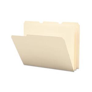 Tear / Moisture-Resist Poly File Folders, 1 / 3 Cut Top Tab, Letter, Manila, 12 / Pack