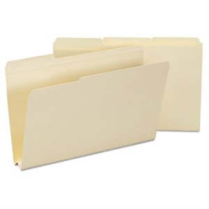 FILE FOLDERS, HEAVY, 1 / 3 TAB, 1 1 / 2 EXP, LEGAL, 50 / BX