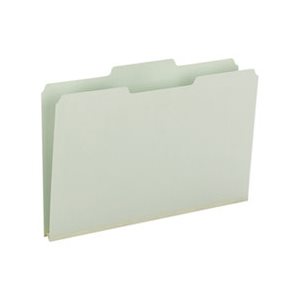 SMEAD RECYCLED FOLDERS 1 INCH EXP 1 / 3 TOP TAB LEGAL