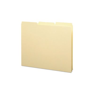 Recycled Tab File Guides, Blank, 1 / 3 Tab, 18 Pt. Manila, Letter, 100 / Box