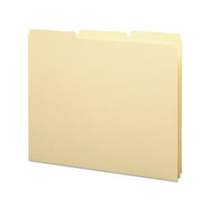 Recycled Tab File Guides, Blank, 1 / 3 Tab, 18 Pt. Manila, Letter, 100 / Box