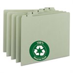 Recycled Top Tab File Guides, Daily, 1 / 5 Tab, Pressboard, Letter, 31 / Set