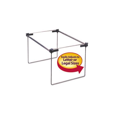 Hanging Folder Frame, Letter / Legal Size, 12-24" Long, Steel, 2 / Box