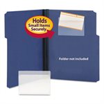 Self-Adhesive Poly Pockets, Top Load, 5-5 / 16 x 3-5 / 8, Clear, 100 / Box