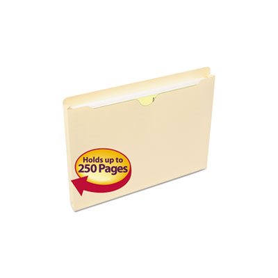 Manila File Jackets, Letter, 11 Point, Manila, 50 / Box