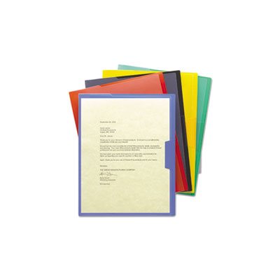 Organized Up Poly Opaque Project Jackets, Letter, Assorted, 5 / Pack