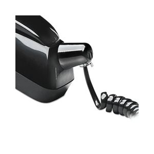 Twisstop Detangler w / Coiled, 25-Foot Phone Cord, Black