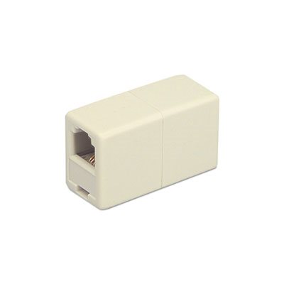 Telephone Cord Coupler, Ivory